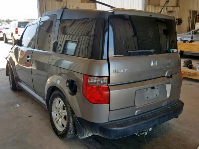 5J6YH28777L016031 - 2007 HONDA ELEMENT EX GRAY photo 3