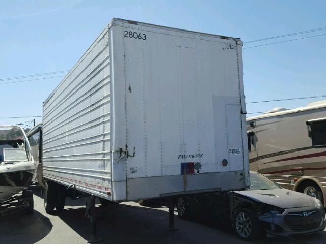 1UYVS1286GC489006 - 1986 UTILITY TRAILER WHITE photo 1