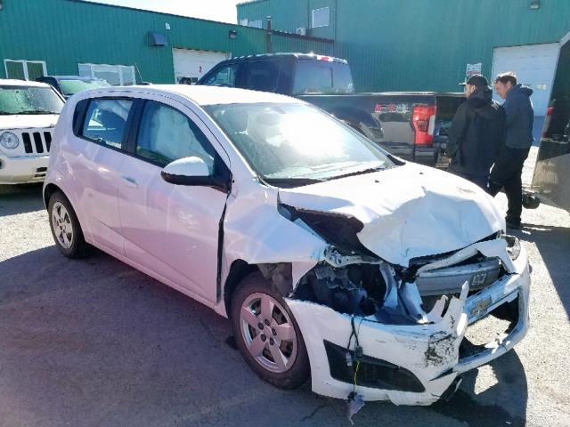 1G1JB6SH9F4197751 - 2015 CHEVROLET SONIC LS WHITE photo 1
