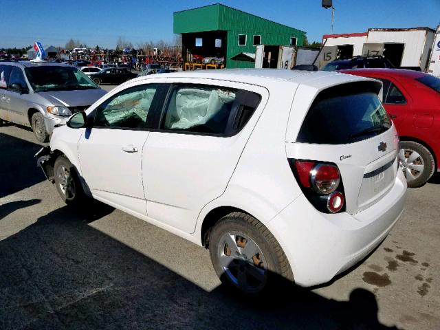 1G1JB6SH9F4197751 - 2015 CHEVROLET SONIC LS WHITE photo 3