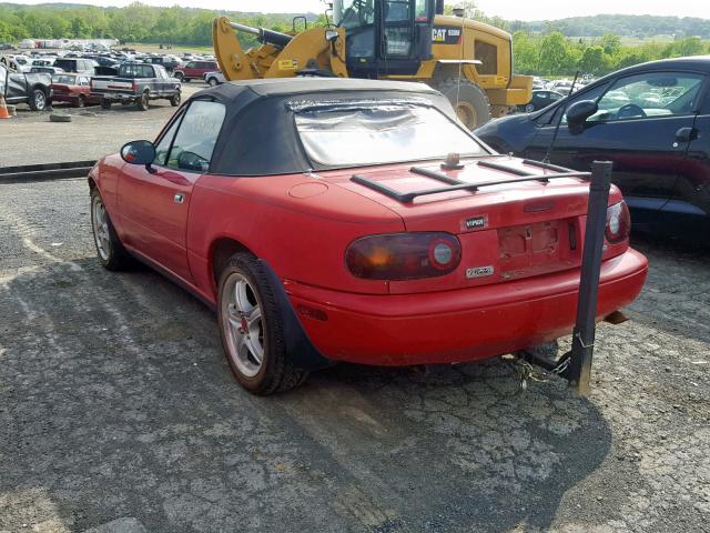 JM1NA3515M1223446 - 1991 MAZDA MX-5 MIATA RED photo 3