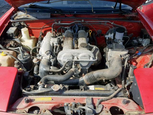 JM1NA3515M1223446 - 1991 MAZDA MX-5 MIATA RED photo 7