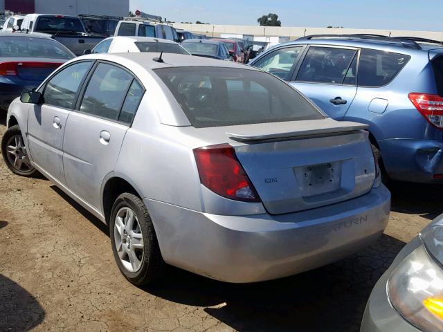 1G8AJ55F27Z126808 - 2007 SATURN ION LEVEL SILVER photo 3