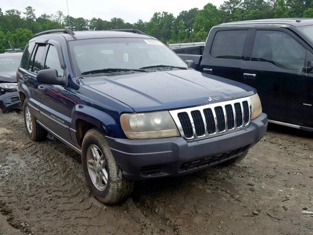 1J4GX48S33C540348 - 2003 JEEP GRAND CHER BLUE photo 1