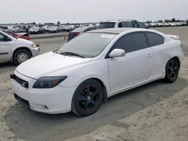JTKDE177370171470 - 2007 TOYOTA SCION TC WHITE photo 2