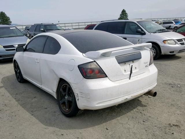 JTKDE177370171470 - 2007 TOYOTA SCION TC WHITE photo 3