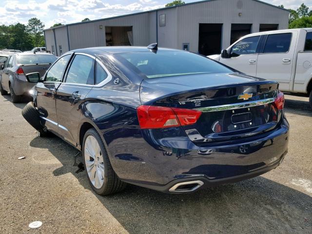 2G1125S38J9177012 - 2018 CHEVROLET IMPALA PRE BLUE photo 3