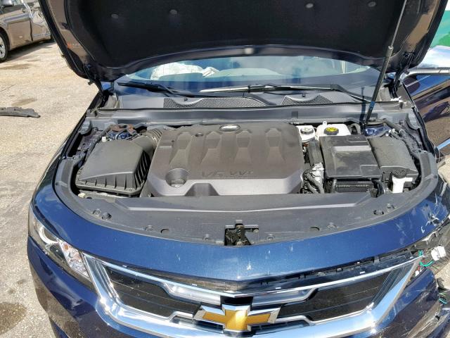 2G1125S38J9177012 - 2018 CHEVROLET IMPALA PRE BLUE photo 7