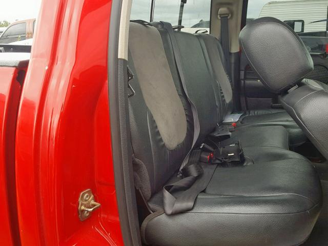 3D7KA28DX3G726379 - 2003 DODGE RAM 2500 S წითელი ფოტო 6