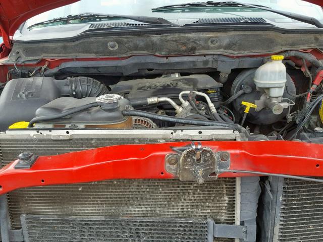 3D7KA28DX3G726379 - 2003 DODGE RAM 2500 S წითელი ფოტო 7