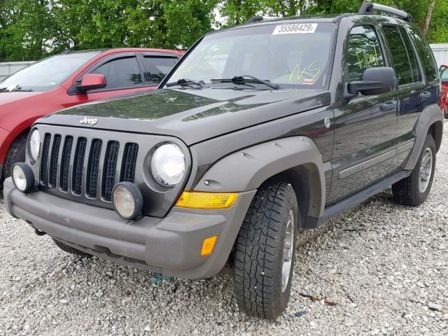 1J4GL38K06W181890 - 2006 JEEP LIBERTY RE GRAY photo 2