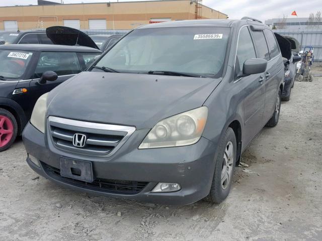 5FNRL38817B500965 - 2007 HONDA ODYSSEY TO GRAY photo 2