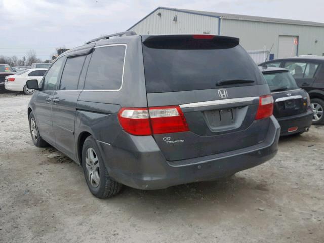 5FNRL38817B500965 - 2007 HONDA ODYSSEY TO GRAY photo 3