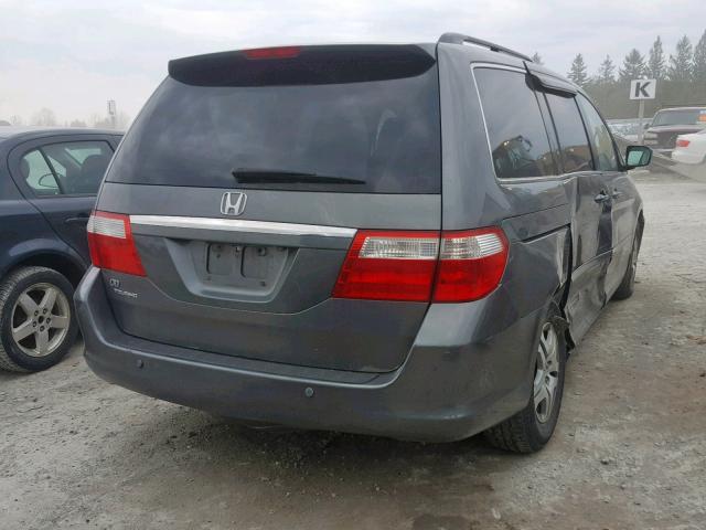 5FNRL38817B500965 - 2007 HONDA ODYSSEY TO GRAY photo 4