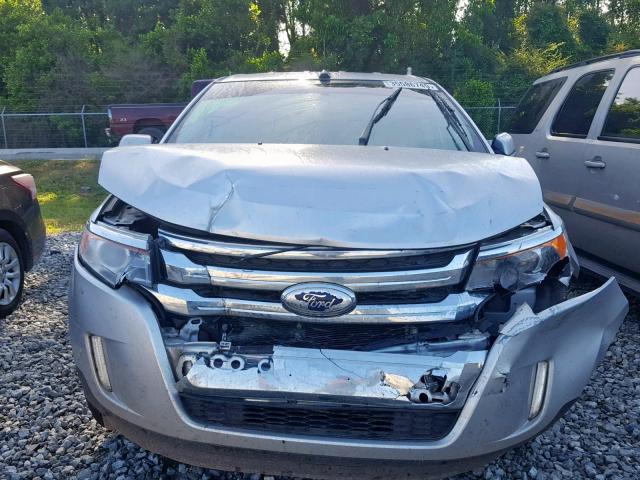 2FMDK3KC8DBB83281 - 2013 FORD EDGE LIMIT SILVER photo 9