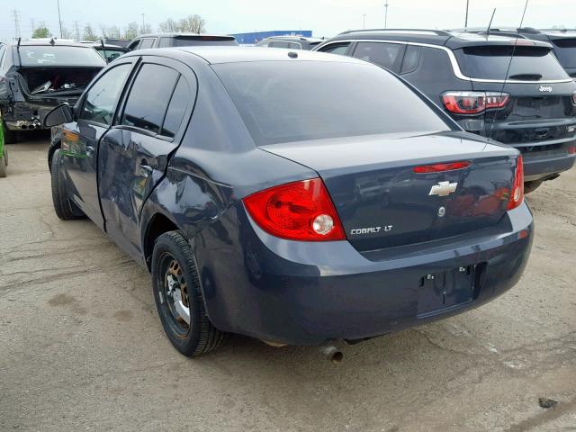 1G1AL58F287313418 - 2008 CHEVROLET COBALT LT BLUE photo 3