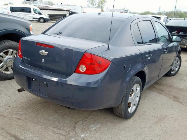 1G1AL58F287313418 - 2008 CHEVROLET COBALT LT BLUE photo 4