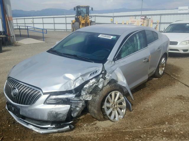 1G4GB5G31FF323867 - 2015 BUICK LACROSSE SILVER photo 2