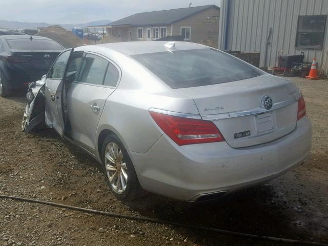 1G4GB5G31FF323867 - 2015 BUICK LACROSSE SILVER photo 3