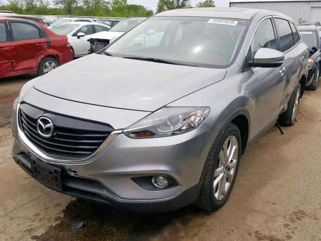 JM3TB3DA4D0422295 - 2013 MAZDA CX-9 GRAND SILVER photo 2