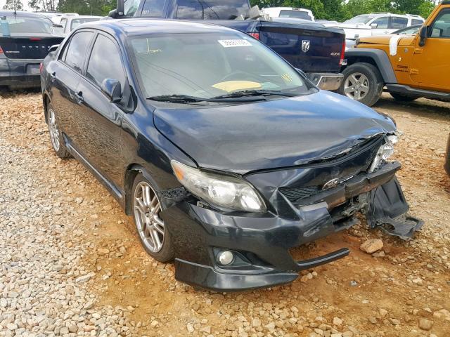 2T1BE40EX9C029683 - 2009 TOYOTA COROLLA XR BLACK photo 1