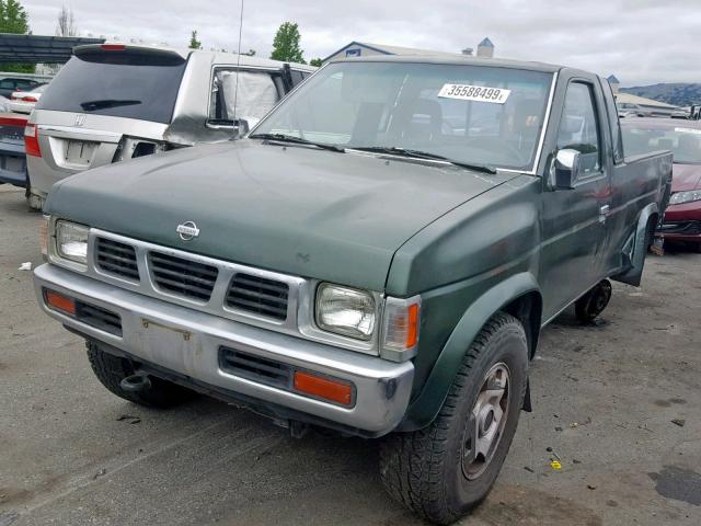 1N6HD16Y7RC367609 - 1994 NISSAN TRUCK KING GREEN photo 2