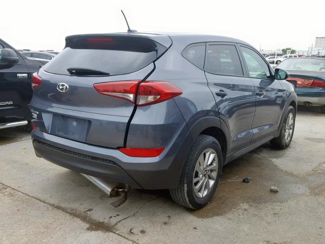 KM8J23A43HU330846 - 2017 HYUNDAI TUCSON SE BLUE photo 4