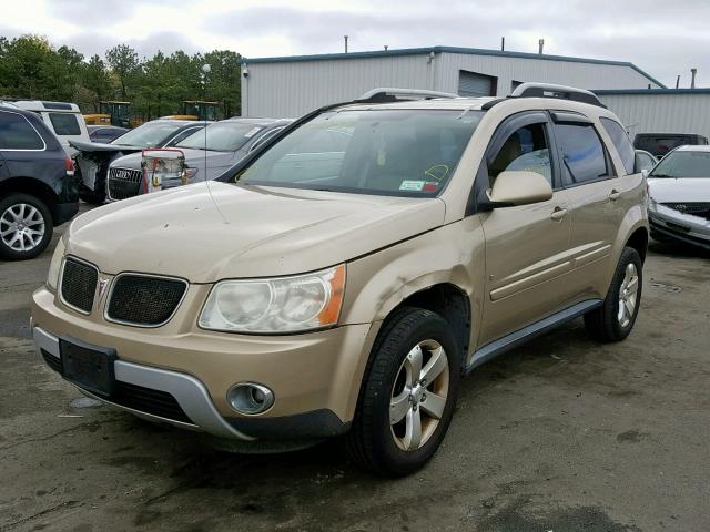 2CKDL73F166157613 - 2006 PONTIAC TORRENT GOLD photo 2