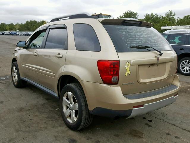 2CKDL73F166157613 - 2006 PONTIAC TORRENT GOLD photo 3