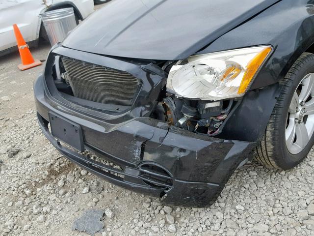 1B3CB4HAXAD612861 - 2010 DODGE CALIBER SX BLACK photo 9