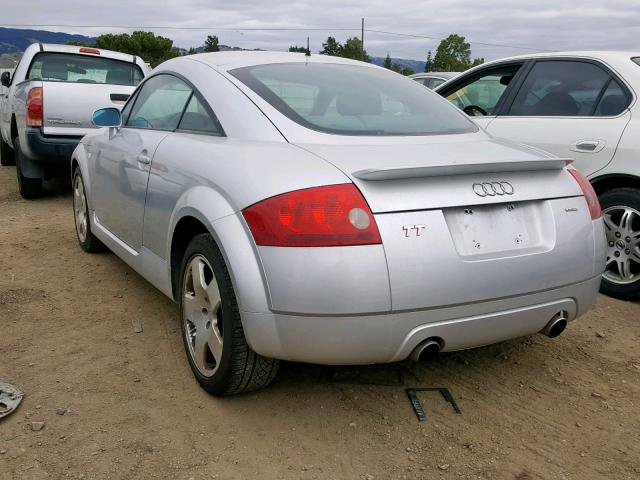 TRUWT28N211004176 - 2001 AUDI TT QUATTRO SILVER photo 3