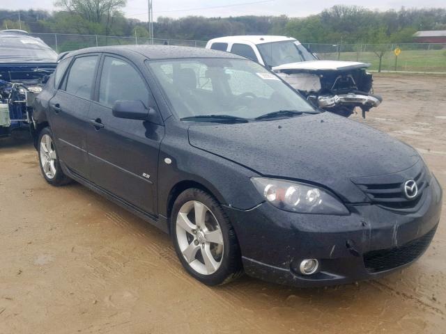 JM1BK343461430853 - 2006 MAZDA 3 HATCHBAC BLACK photo 1