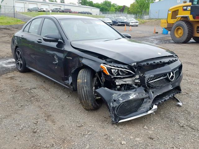 55SWF6EB4HU200672 - 2017 MERCEDES-BENZ C 43 4MATI BLACK photo 1