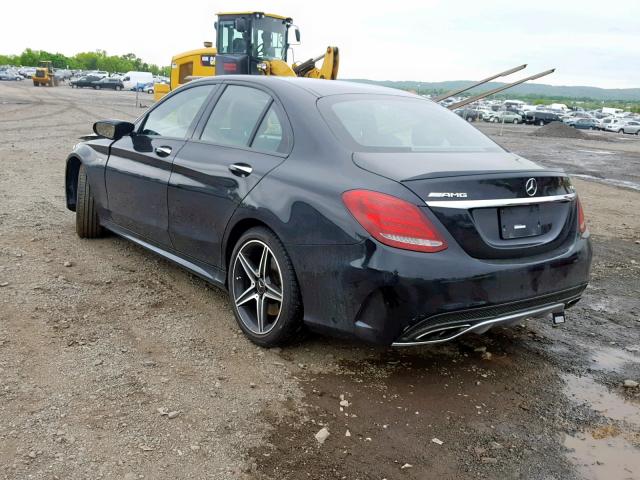 55SWF6EB4HU200672 - 2017 MERCEDES-BENZ C 43 4MATI BLACK photo 3