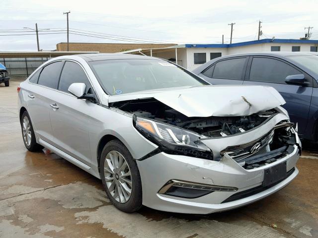 5NPE34AFXFH159787 - 2015 HYUNDAI SONATA SPO SILVER photo 1