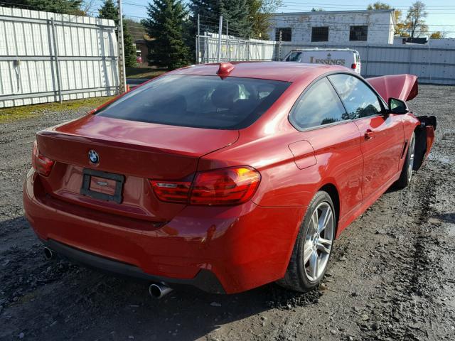 WBA3R5C50GK373638 - 2016 BMW 435 XI RED photo 4