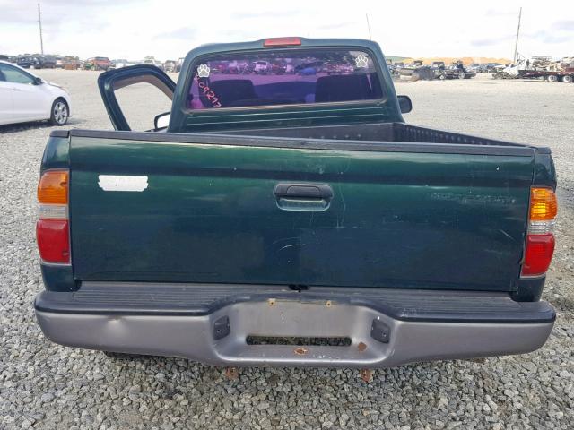 5TENL42NX2Z030204 - 2002 TOYOTA TACOMA GREEN photo 6