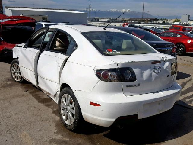 JM1BK12F071763800 - 2007 MAZDA 3 I WHITE photo 3