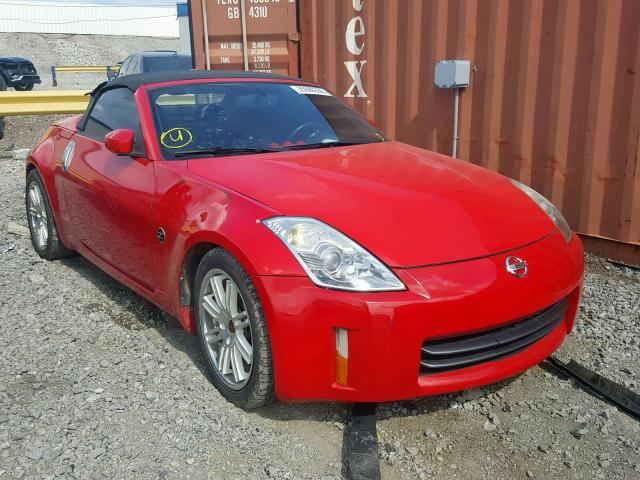 JN1BZ36A89M550409 - 2009 NISSAN 350Z RED photo 1