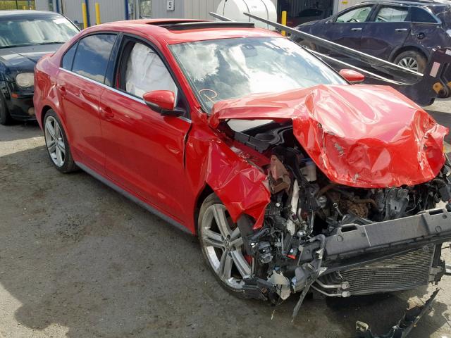 3VW4T7AJ3FM327942 - 2015 VOLKSWAGEN JETTA GLI RED photo 1