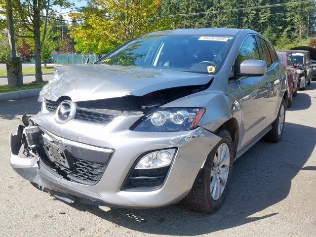 JM3ER2BM0B0404482 - 2011 MAZDA CX-7 SILVER photo 2