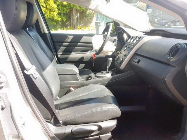 JM3ER2BM0B0404482 - 2011 MAZDA CX-7 SILVER photo 5