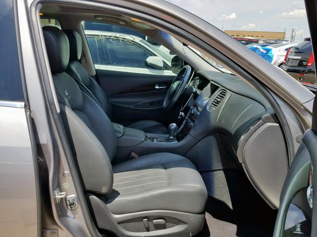 JN1AJ0HP1AM701694 - 2010 INFINITI EX35 BASE GRAY photo 5