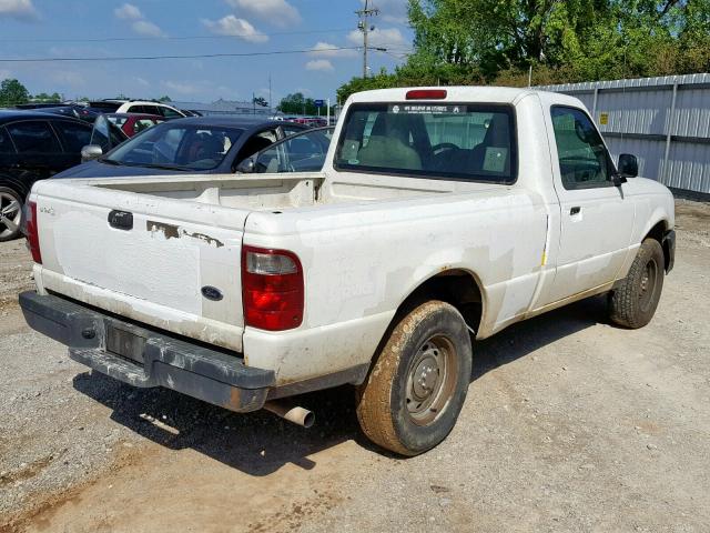 1FTYR10D14PB35289 - 2004 FORD RANGER WHITE photo 4