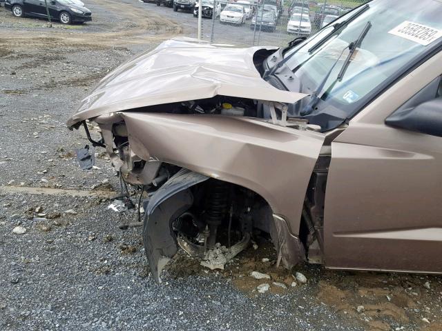 1D7HE32K79S772183 - 2009 DODGE DAKOTA SXT BEIGE photo 9