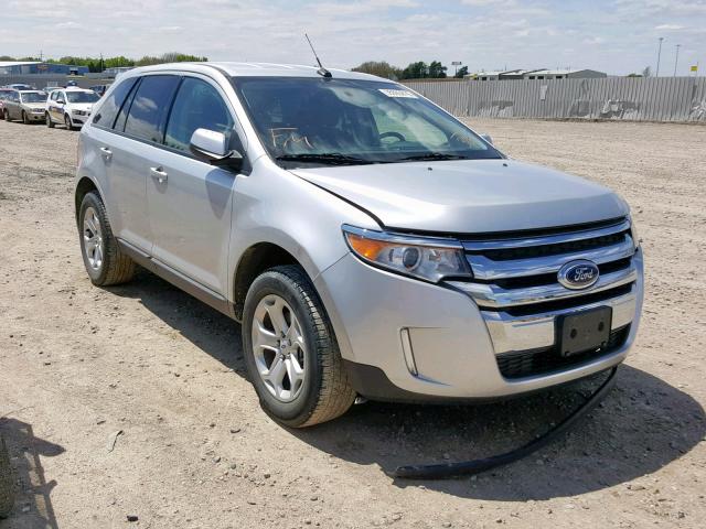 2FMDK4JC9DBC03061 - 2013 FORD EDGE SEL SILVER photo 1