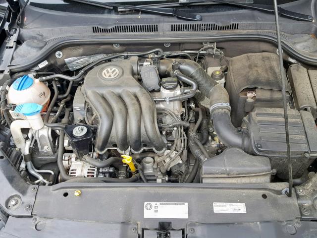 3VW2K7AJ4FM331377 - 2015 VOLKSWAGEN JETTA BASE BLACK photo 7