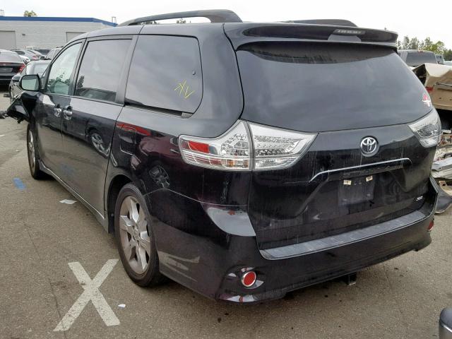 5TDXK3DC1DS300793 - 2013 TOYOTA SIENNA SPO BLACK photo 3