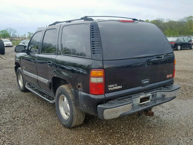 1GKEK13Z93J172689 - 2003 GMC YUKON BLACK photo 3