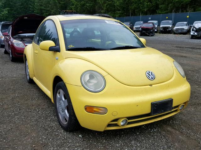 3VWCS21C61M417548 - 2001 VOLKSWAGEN NEW BEETLE ყვითელი ფოტო 1